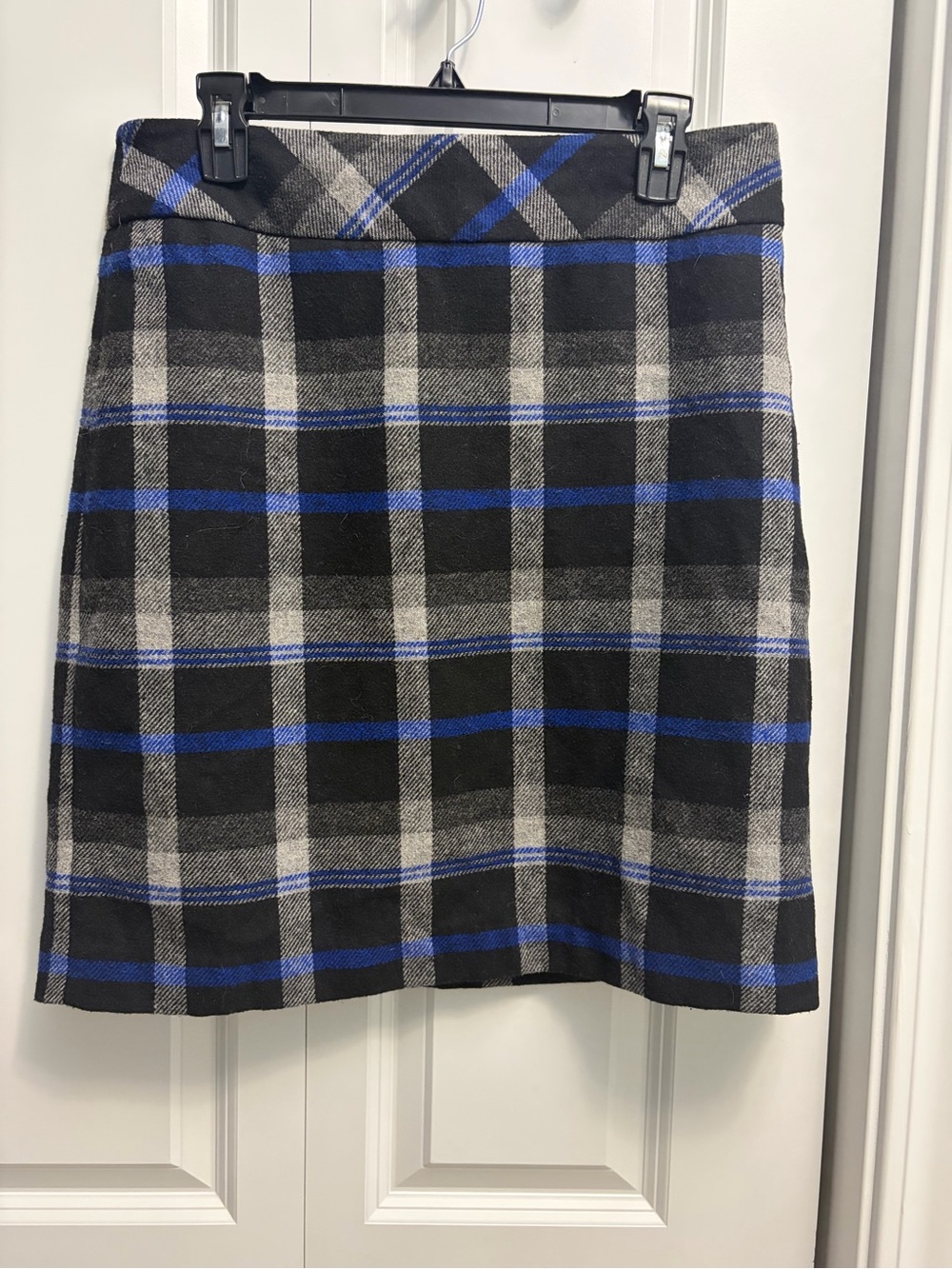 Talbots Plaid Wool Skirt